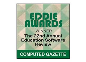 Eddie Awards Winner - The 22nd Annual Education Software Review